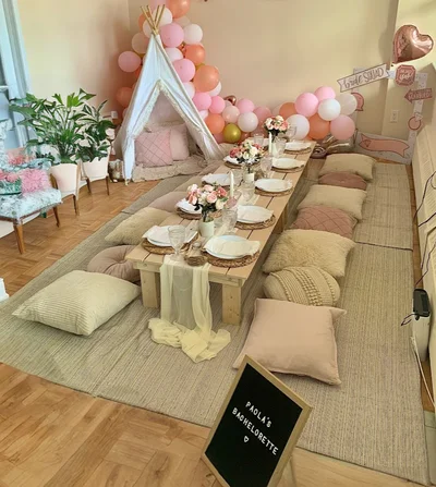 Grand luxe picnic setup