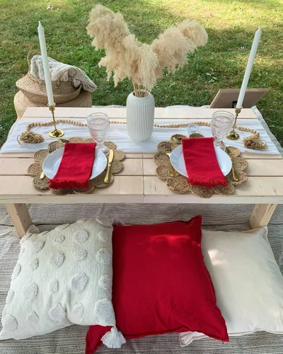 Micro luxe picnic setup